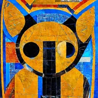 Кот, мышь поймавший