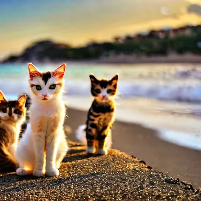 Трех рыбов давай-мяу